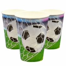 Paper Cups - Goal! 8 pcs